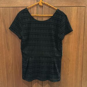 NWT Apt9 dressy black top XLP